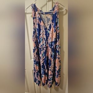 Lilly Pulitzer Lorina Dress in Borealis Blue Swim on Over